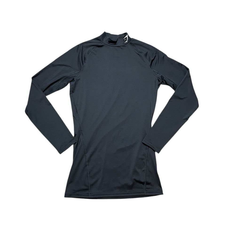 GYMSHARK Black Long Sleeve Athletic Top Size Small